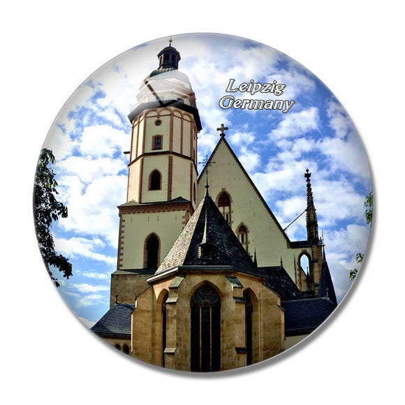 Germany St. Thomas Church Leipzig 3D Fridge Magnet Crystal Glass