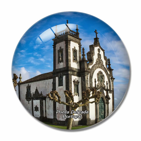 Portugal Ponta Delgada 3D Fridge Magnet Crystal Glass