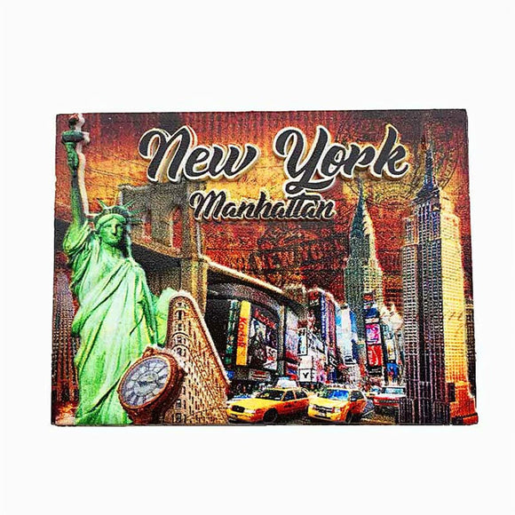 New York USA America Fridge Magnet 3D Resin