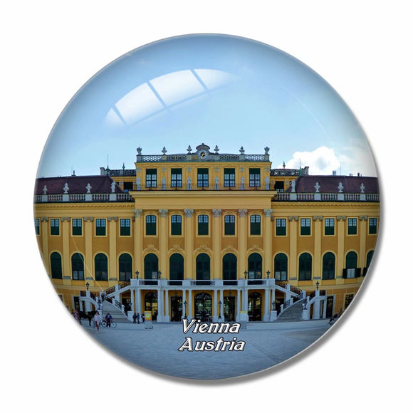 Austria Schonbrunn Palace Vienna 3D Fridge Magnet Crystal Glass