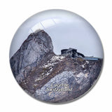 Switzerland Mount Pilatus Lucerne 3D Fridge Magnet Crystal Glass