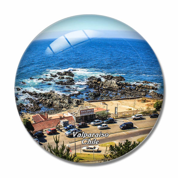 Vina del Mar Valparaiso Chile 3D Fridge Magnet Crystal Glass