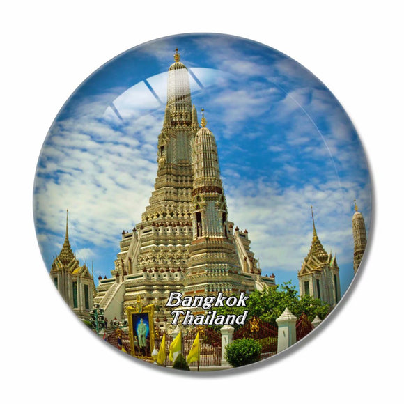 Thailand Wat Arun Bangkok 3D Fridge Magnet Crystal Glass