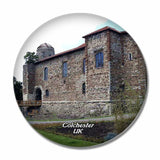 UK England Colchester Castle Museum 3D Fridge Magnet Crystal Glass