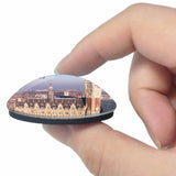 France Grande Place Lille 3D Fridge Magnet Crystal Glass