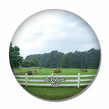 Pittsboro Fearrington Village North Carolina USA 3D Fridge Magnet Crystal Glass