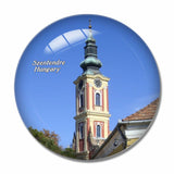 Hungary Blagovestenska Church Szentendre 3D Fridge Magnet Crystal Glass