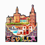 Seville Spain Fridge Magnet 3D Resin