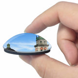 Ukraine Megalopolis Lviv 3D Fridge Magnet Crystal Glass