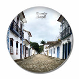 Brazil Paraty 3D Fridge Magnet Crystal Glass