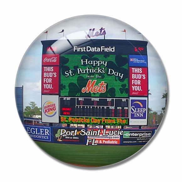 Port St. Lucie First Data Field Florida USA 3D Fridge Magnet Crystal Glass