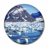 Greenland Glacier Denmark 3D Fridge Magnet Crystal Glass