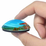 Mount Fuji Chureito Pagoda Japan 3D Fridge Magnet Crystal Glass