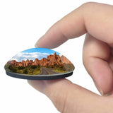 America USA Road Park Utah 3D Fridge Magnet Crystal Glass