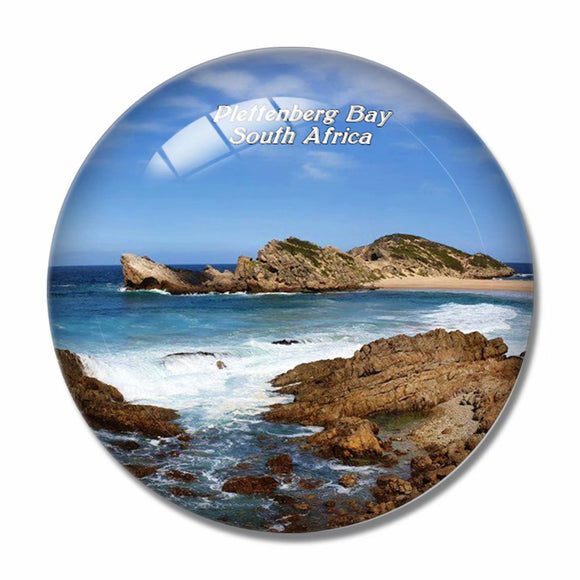 South Africa Robberg Nature Reserve Plettenberg Bay 3D Fridge Magnet Crystal Glass