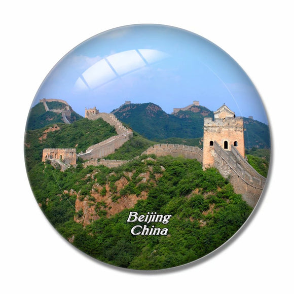 China Great Wall Beijing 3D Fridge Magnet Crystal Glass