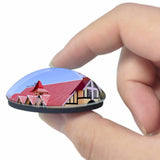 Church at Cap Malheureux Mauritius 3D Fridge Magnet Crystal Glass