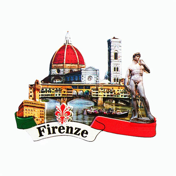 Florence Italy Fridge Magnet 3D Resin