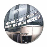 UK England Bradford National Science and Media Museum 3D Fridge Magnet Crystal Glass