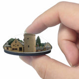 Mespelbrunn Castle Germany 3D Fridge Magnet Crystal Glass