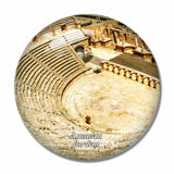 Roman Amphitheater Amman Jordan 3D Fridge Magnet Crystal Glass