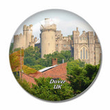 UK England Dover Castle 3D Fridge Magnet Crystal Glass