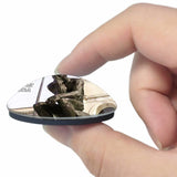 USA America Detroit Institute of Arts 3D Fridge Magnet Crystal Glass