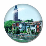 Italy Verona 3D Fridge Magnet Crystal Glass
