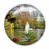 Holland Vondel Park Amsterdam 3D Fridge Magnet Crystal Glass