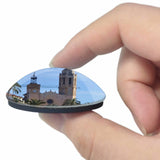 Spain Sitges Church 3D Fridge Magnet Crystal Glass