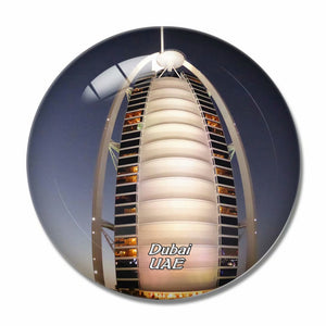 UAE Burj Al Arab Dubai 3D Fridge Magnet Crystal Glass