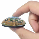 UK England Houses of Parliament London 3D Fridge Magnet Crystal Glass