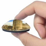 UK England Caernarfon Castle 3D Fridge Magnet Crystal Glass