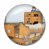 Portugal Old Town Faro 3D Fridge Magnet Crystal Glass