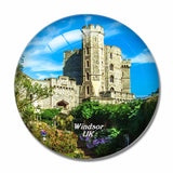 UK England Windsor Castle 3D Fridge Magnet Crystal Glass