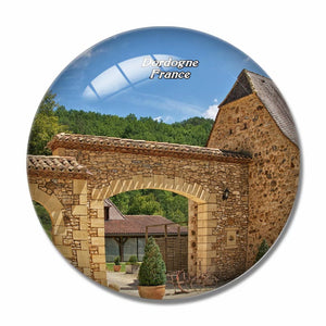 France Dordogne 3D Fridge Magnet Crystal Glass