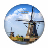 Holland Kinderdjik Rotterdam 3D Fridge Magnet Crystal Glass