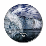 Prince William Sound Alaska USA 3D Fridge Magnet Crystal Glass