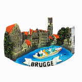 Bruges Belgium Fridge Magnet 3D Resin