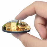 Spain Alhambra Palace Castle Charles V Granada Andalusia 3D Fridge Magnet Crystal Glass