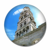 Croatia Cathedral of Saint Domnius Split 3D Fridge Magnet Crystal Glass