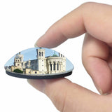 France Fourviere Hill Lyon 3D Fridge Magnet Crystal Glass