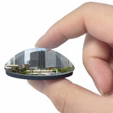 USA America Bayside Marketplace Miami 3D Fridge Magnet Crystal Glass