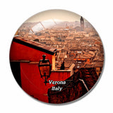 Italy Verona 3D Fridge Magnet Crystal Glass