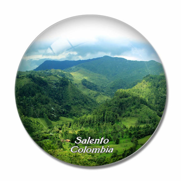 Colombia Salento 3D Fridge Magnet Crystal Glass