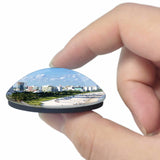 USA America Beach Miami 3D Fridge Magnet Crystal Glass