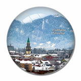 Slovenia Ljubljana 3D Fridge Magnet Crystal Glass