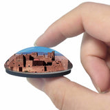 Morocco Kasbah Castle 3D Fridge Magnet Crystal Glass