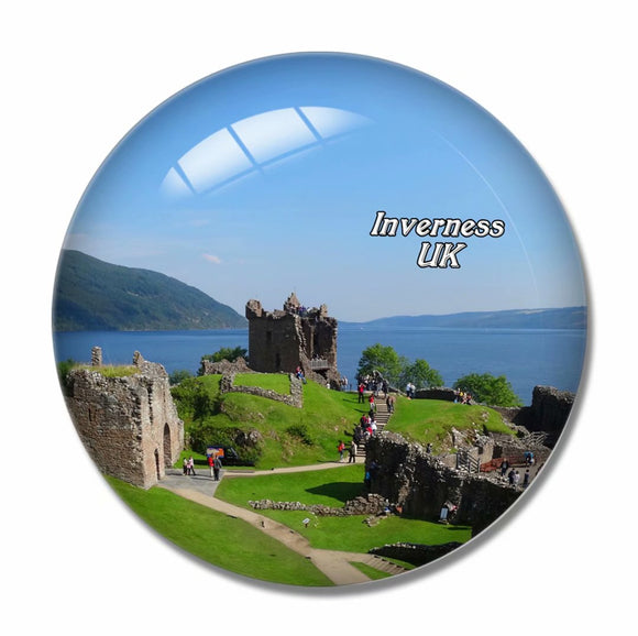 UK England River Ness Inverness 3D Fridge Magnet Crystal Glass