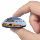 USA America Cannon Beach Saipan 3D Fridge Magnet Crystal Glass
